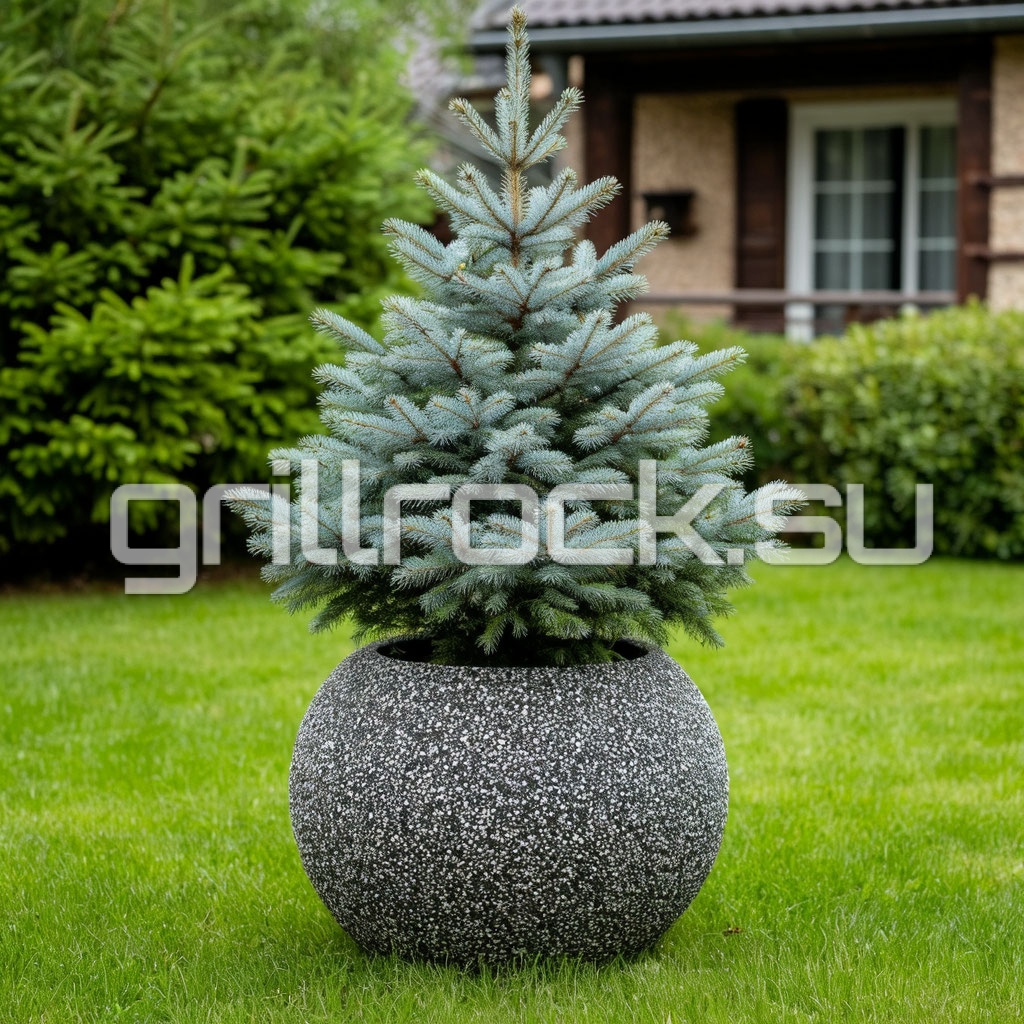 Уличная ваза-клумба для ёлки