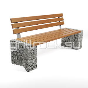 Скамейка “Венеция” со спинкой