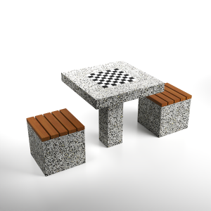 Уличные столы и пуфы