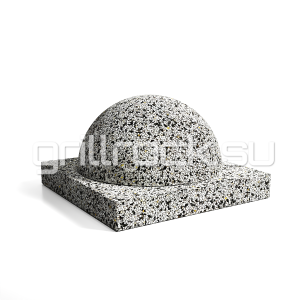 Ограждение парковки “Полусфера на подставке”