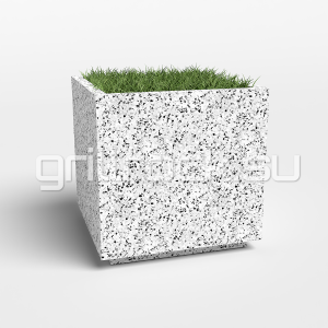 Вазон “Квадрат” шлифованный