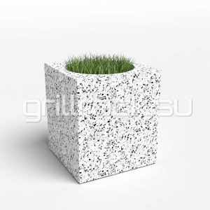 Вазон “Квадро” шлифованный