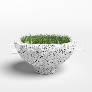 Вазон “Лотос” шлифованный