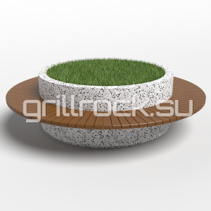 Скамейка “Массив” шлифованная