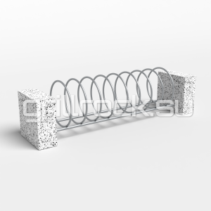 Велопарковка 1 шлифованная